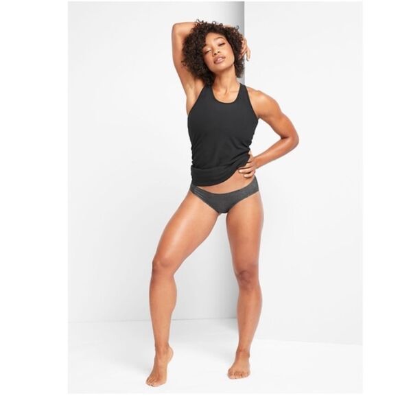 ATHLETA | Black Ruched Racerback Seamless Tank Top Women’s Size Small - Picture 9 of 9